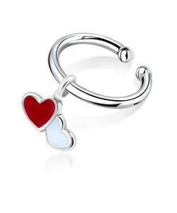 Dangling Heart Ear Cuff EC-428